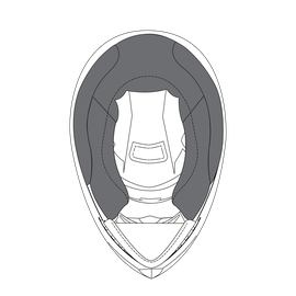 AGV CHEEK PADS K3 SV (S) - BLACK