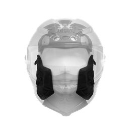 AGV CHEEK PADS PISTA GP RR - GREY/YELLOW