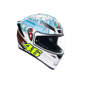 K1 S ROSSI WINTER TEST 2017 - MOTORBIKE FULL FACE HELMET E2206