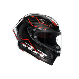 PISTA GP RR PERFORMANTE CARBON/RED - MOTORBIKE FULL FACE HELMET E2206 DOT